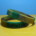 Custom Logo Sports Silicone Bangles Fashion Promotional Accessories Basketball Soft Silicone Baller Bracelets